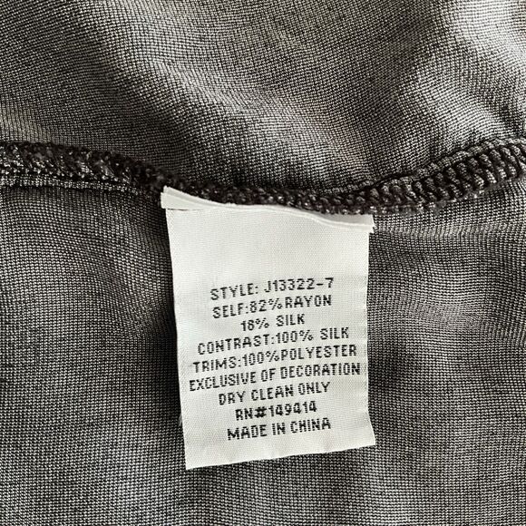 Johnny Was Silk Blend Ulla Velvet Easy V-neck Gypsy Boho Resort Purple Top XXS - Picture 11 of 12